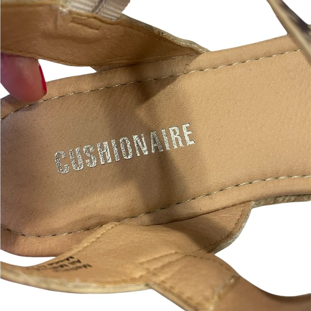 CHUSIONAIRE Espadrille Snakeskin Pattern Sandals Size: 11M